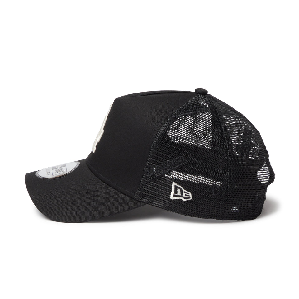 9FORTY A-Frame トラッカー ロサンゼルス・ドジャース MLB Embroidered Mesh ブラック | NEW ERA ニューエラ公式オンラインストア