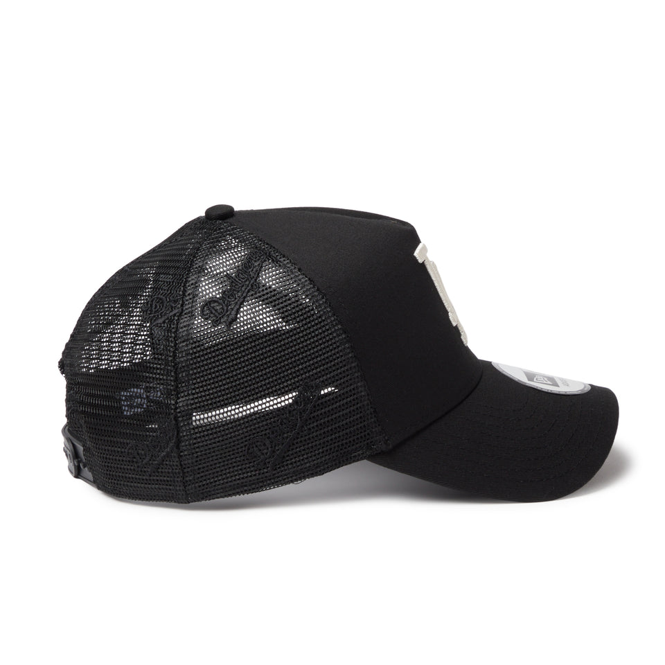 9FORTY A-Frame トラッカー ロサンゼルス・ドジャース MLB Embroidered Mesh ブラック | NEW ERA ニューエラ公式オンラインストア