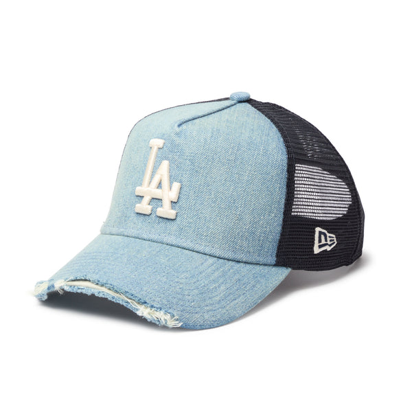 9FORTY A-Frame トラッカー MLB Damaged Denim ロサンゼルス