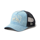 9FORTY A-Frame トラッカー Frame Logo フレームロゴ ウォッシュドデニム | NEW ERA ニューエラ公式オンラインストア