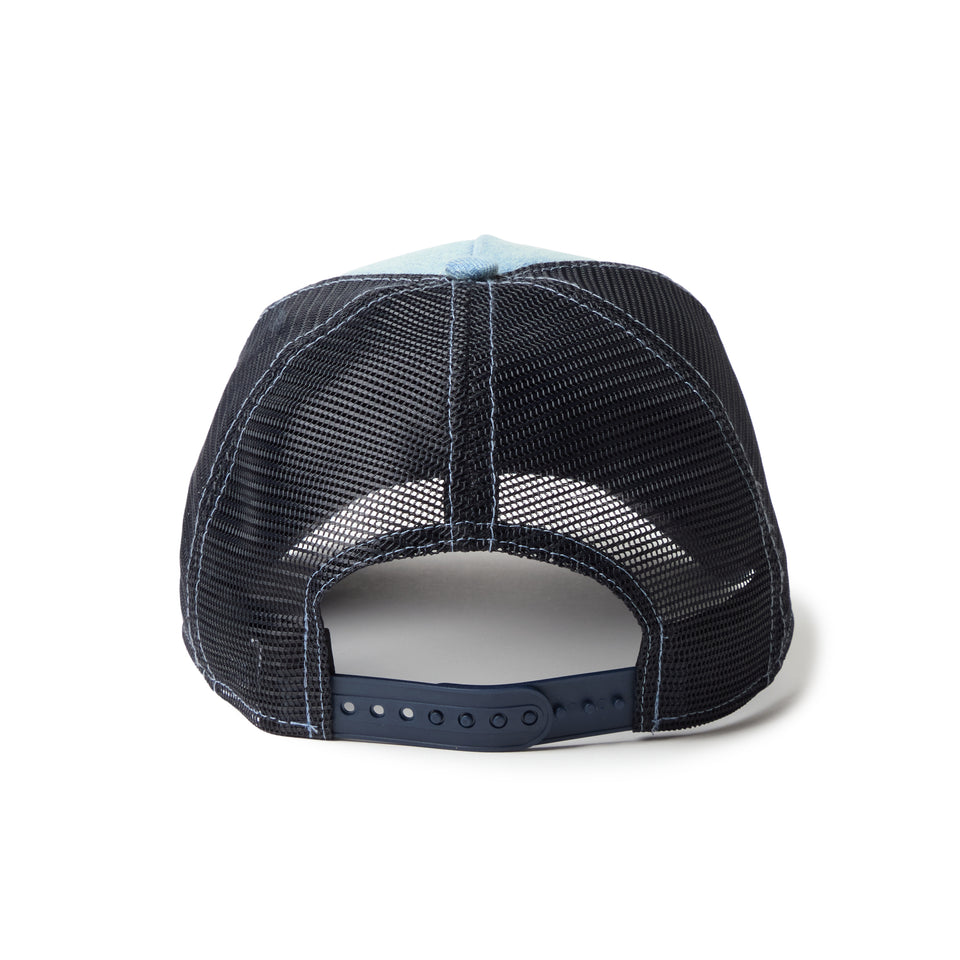 9FORTY A-Frame トラッカー Frame Logo フレームロゴ ウォッシュドデニム | NEW ERA ニューエラ公式オンラインストア