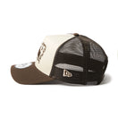 9FORTY A-Frame トラッカー Frame Logo フレームロゴ ストーン/ウォルナット | NEW ERA ニューエラ公式オンラインストア