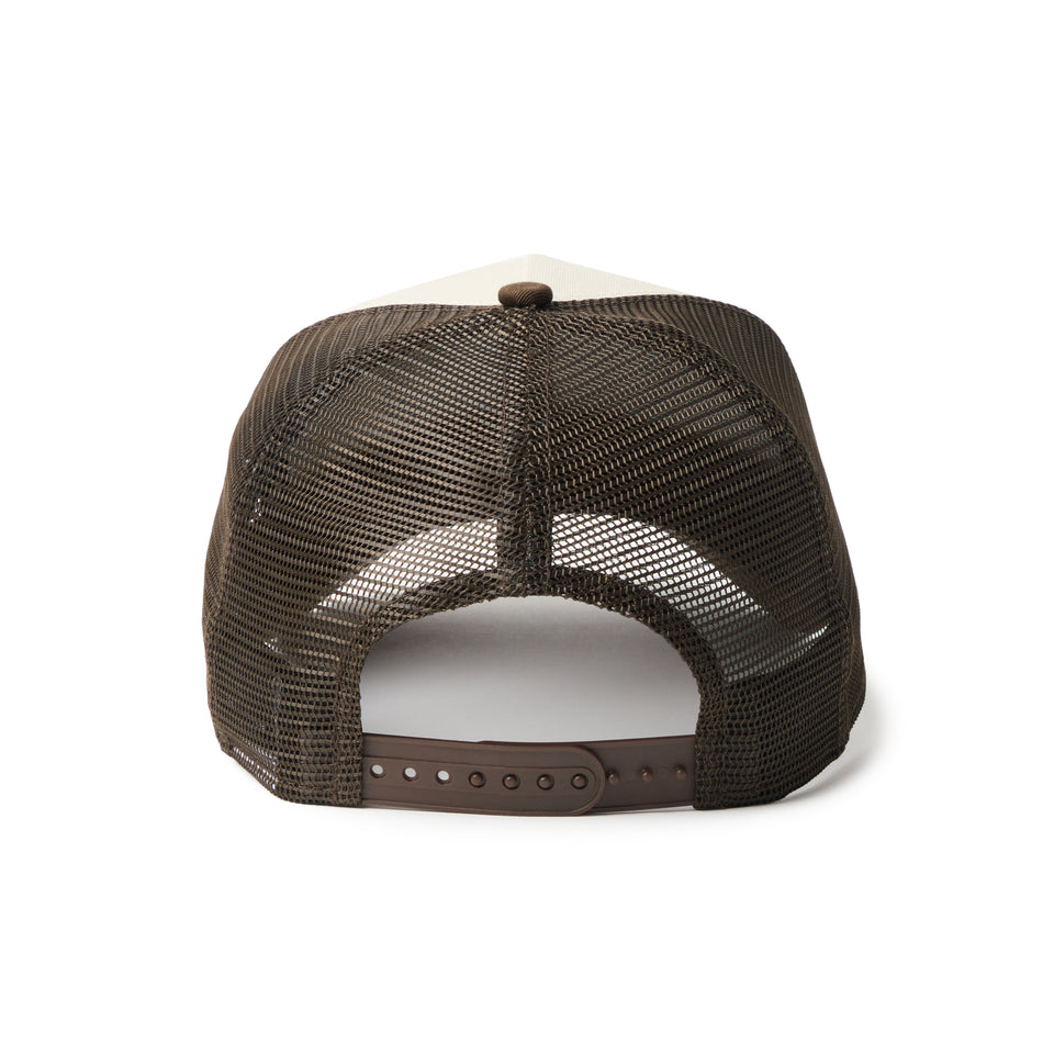 9FORTY A-Frame トラッカー Frame Logo フレームロゴ ストーン/ウォルナット | NEW ERA ニューエラ公式オンラインストア