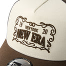9FORTY A-Frame トラッカー Frame Logo フレームロゴ ストーン/ウォルナット | NEW ERA ニューエラ公式オンラインストア
