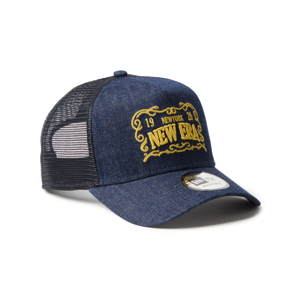 9FORTY A-Frame トラッカー Frame Logo フレームロゴ デニム | NEW ERA ニューエラ公式オンラインストア
