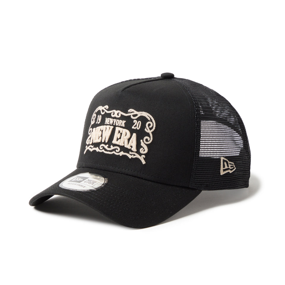 9FORTY A-Frame トラッカー Frame Logo フレームロゴ ブラック | NEW ERA ニューエラ公式オンラインストア