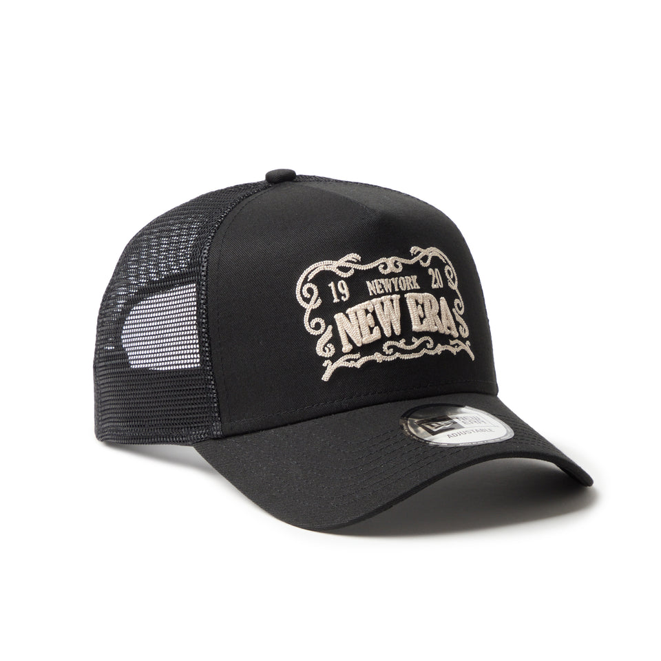 9FORTY A-Frame トラッカー Frame Logo フレームロゴ ブラック | NEW ERA ニューエラ公式オンラインストア
