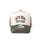 9FORTY A-Frame トラッカー College Logo クローム/カーキ/ウッドランドカモ | NEW ERA ニューエラ公式オンラインストア