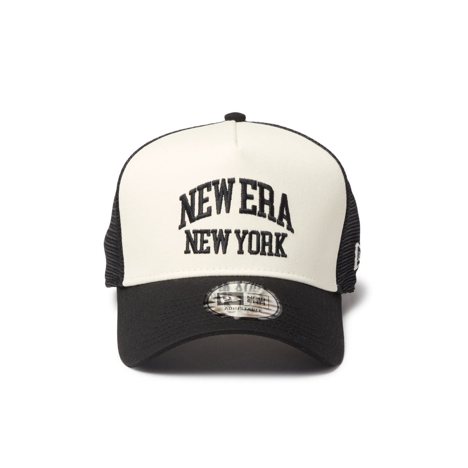 9FORTY A-Frame トラッカー College Logo クロームホワイト/ブラック | NEW ERA ニューエラ公式オンラインストア