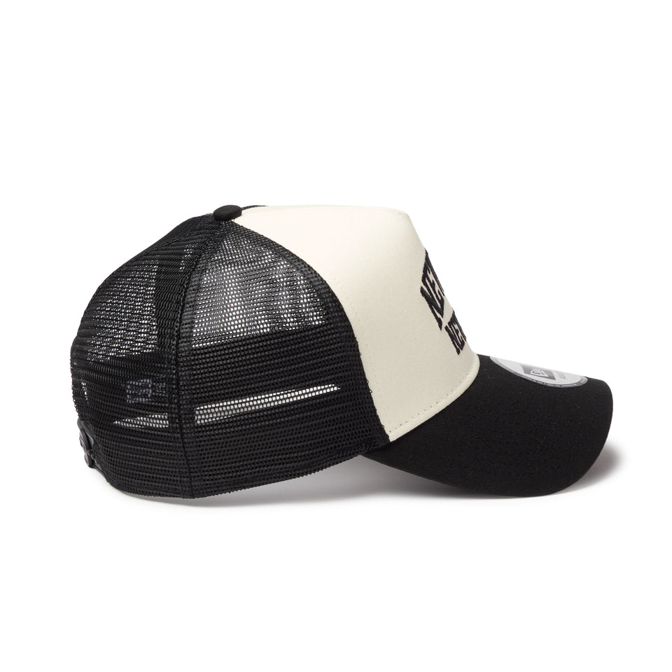 9FORTY A-Frame トラッカー College Logo クロームホワイト/ブラック | NEW ERA ニューエラ公式オンラインストア