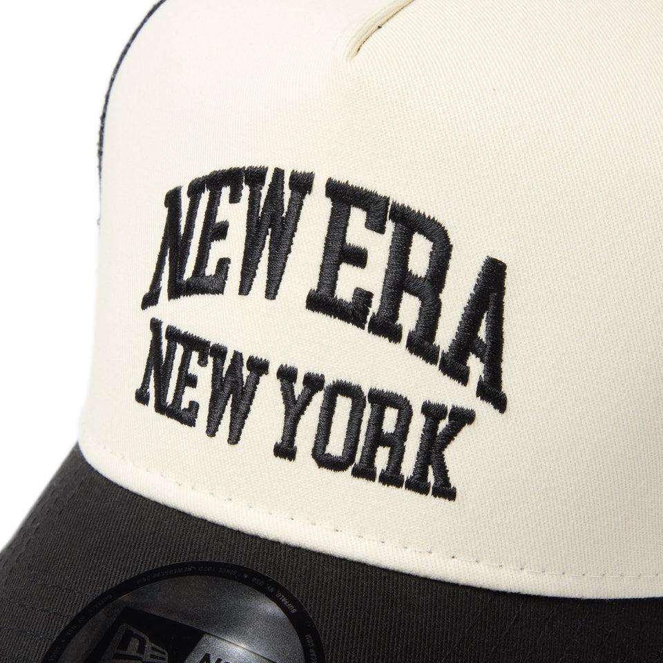 9FORTY A-Frame トラッカー College Logo クロームホワイト/ブラック | NEW ERA ニューエラ公式オンラインストア