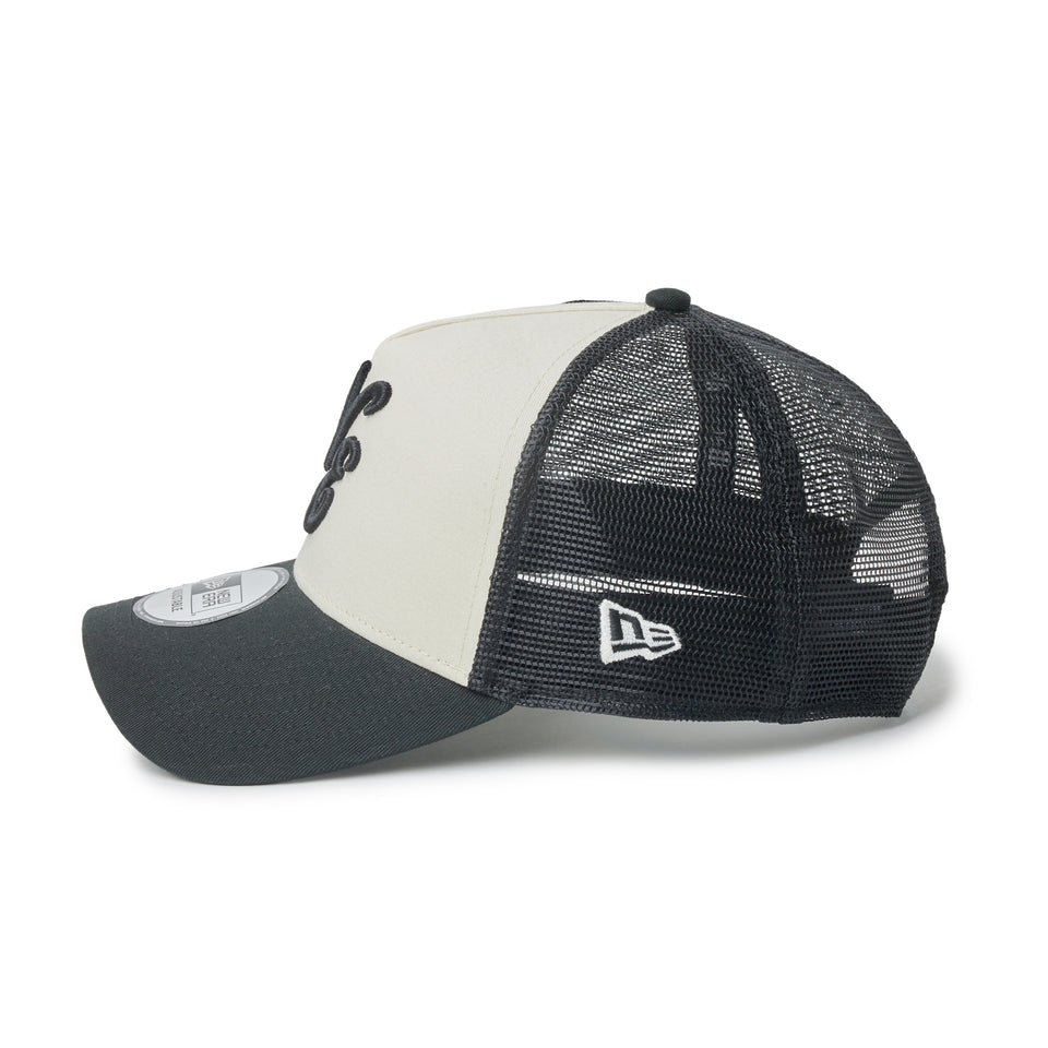 9FORTY A-Frame トラッカー クラシックロゴ クローム/ブラック | NEW ERA ニューエラ公式オンラインストア