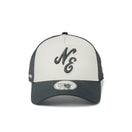 9FORTY A-Frame トラッカー クラシックロゴ クローム/ブラック | NEW ERA ニューエラ公式オンラインストア