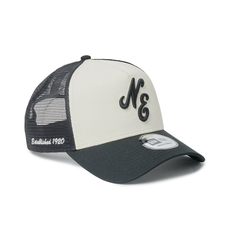 9FORTY A-Frame トラッカー クラシックロゴ クローム/ブラック | NEW ERA ニューエラ公式オンラインストア