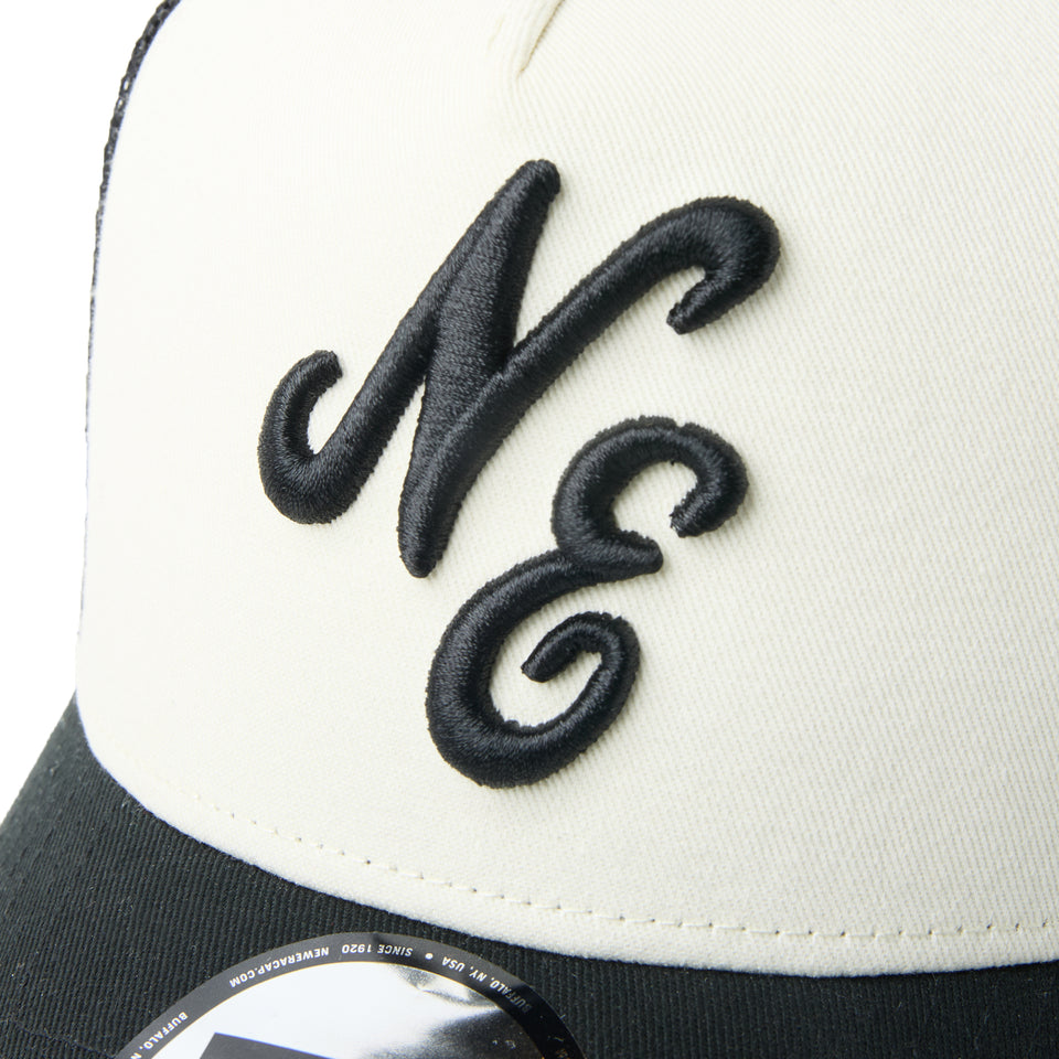 9FORTY A-Frame トラッカー クラシックロゴ クローム/ブラック | NEW ERA ニューエラ公式オンラインストア