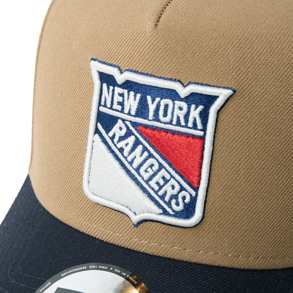 9FORTY A-Frame NHL ニューヨーク・レンジャーズ カーキ/ネイビー | NEW ERA ニューエラ公式オンラインストア
