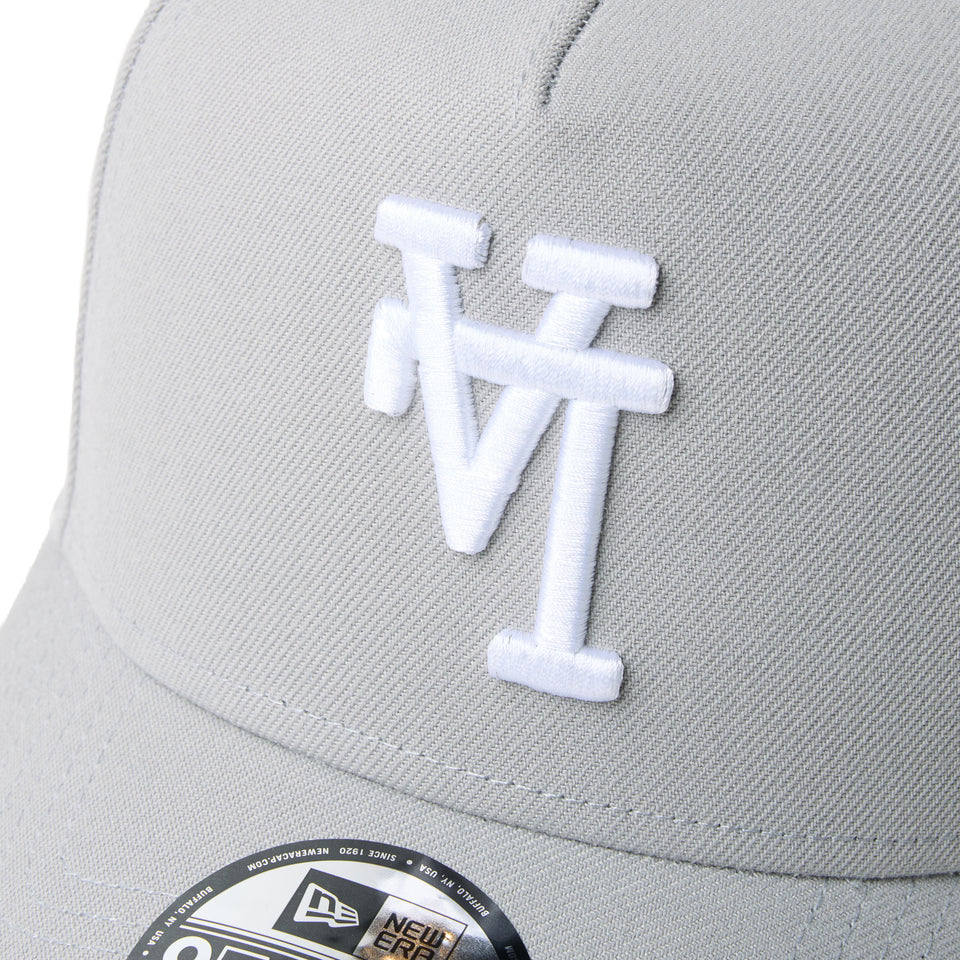 9FORTY A-Frame MLB Upside Down ロサンゼルス・ドジャース グレー