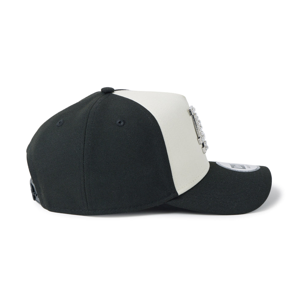 9FORTY A-Frame MLB パール バッジ Pearl Badge ロサンゼルス・ドジャース ブラック/クロームホワイト | NEW ERA ニューエラ公式オンラインストア