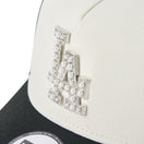 9FORTY A-Frame MLB パール バッジ Pearl Badge ロサンゼルス・ドジャース ブラック/クロームホワイト | NEW ERA ニューエラ公式オンラインストア