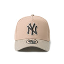 9FORTY A-Frame Mocha Mousse ニューヨーク・ヤンキース タイムレストープ/アッシュブラウン | NEW ERA ニューエラ公式オンラインストア