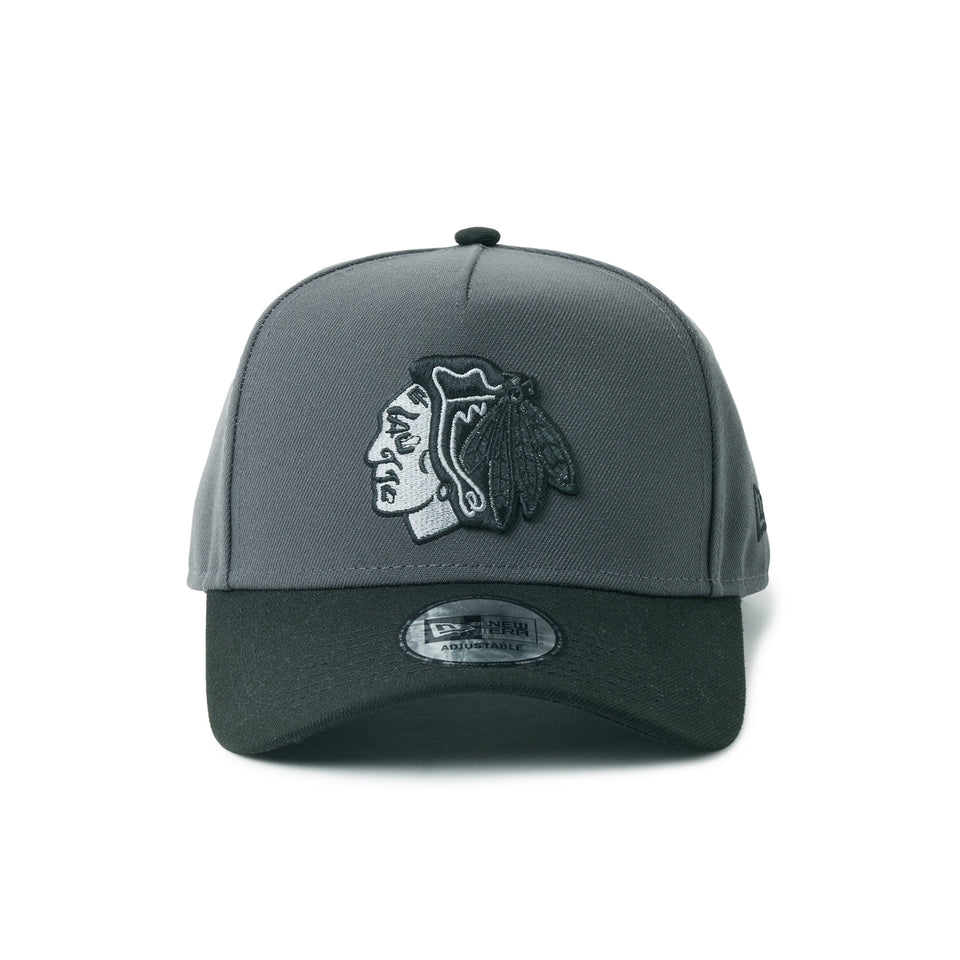 9FORTY A-Frame NHL シカゴ・ブラックホークス グラファイト/ブラック | NEW ERA ニューエラ公式オンラインストア