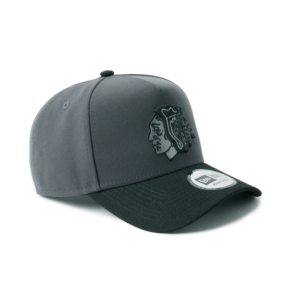 9FORTY A-Frame NHL シカゴ・ブラックホークス グラファイト/ブラック | NEW ERA ニューエラ公式オンラインストア