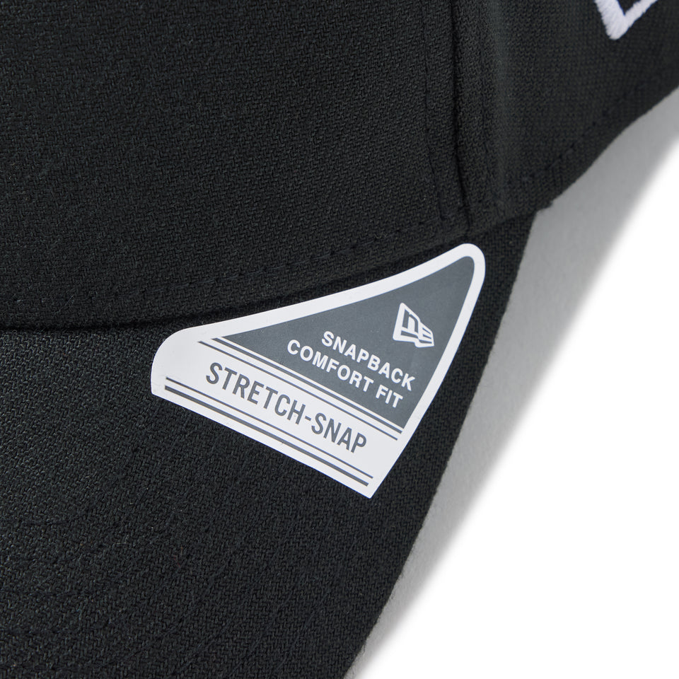 9FORTY Stretch Series Big Script Logo ブラック | NEW ERA ニューエラ公式オンラインストア