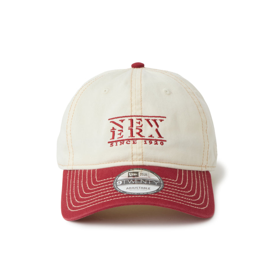 9TWENTY Stitch Accent クロームホワイト/Hレッド | NEW ERA ニューエラ公式オンラインストア