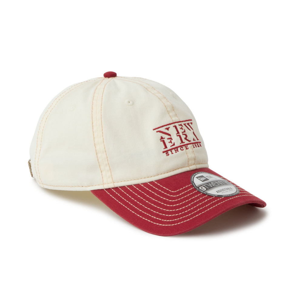 9TWENTY Stitch Accent クロームホワイト/Hレッド | NEW ERA ニューエラ公式オンラインストア