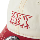 9TWENTY Stitch Accent クロームホワイト/Hレッド | NEW ERA ニューエラ公式オンラインストア