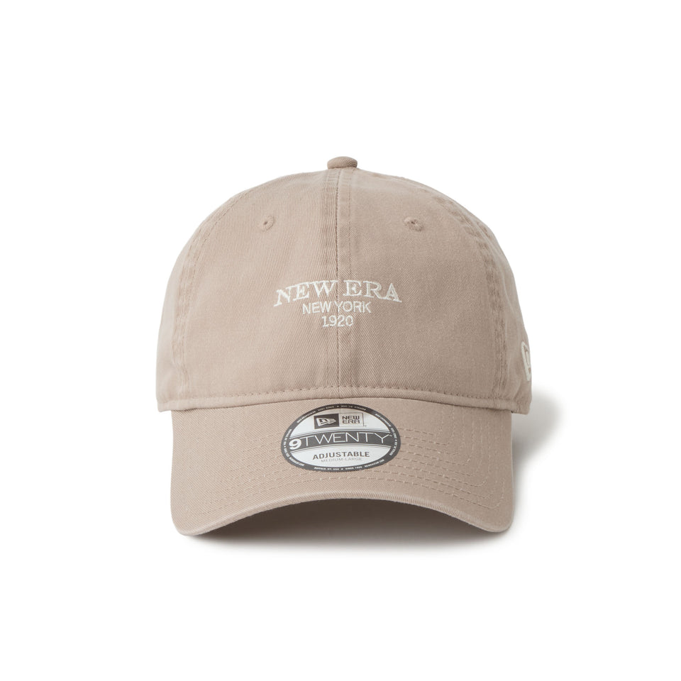 9TWENTY New Era New York アッシュブラウン | ニューエラオンラインストア