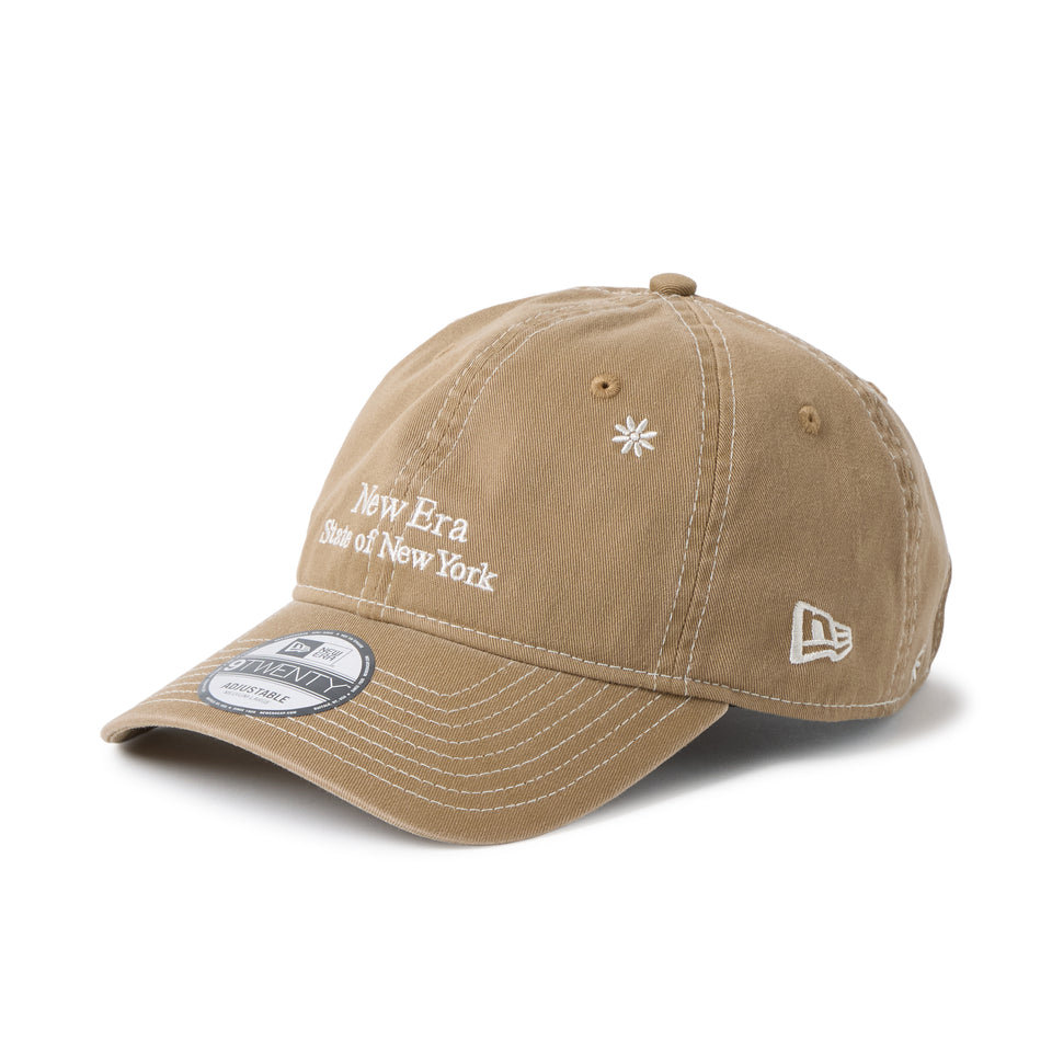 9TWENTY Flower Embroidery カーキ | ニューエラオンラインストア