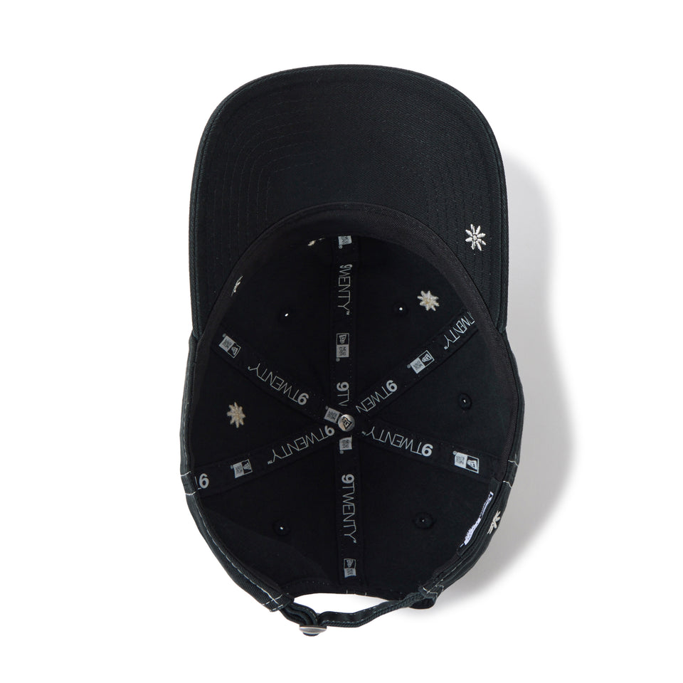 9TWENTY Flower Embroidery ブラック | NEW ERA ニューエラ公式オンラインストア