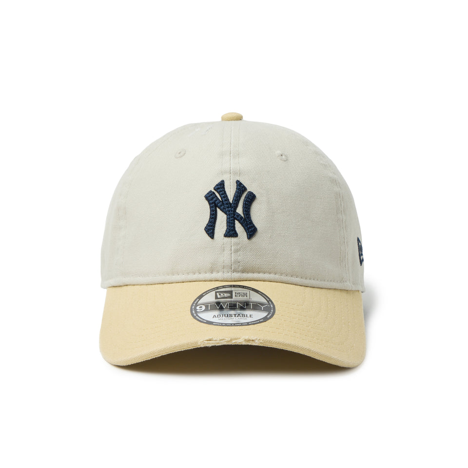 9TWENTY ニューヨーク・ヤンキース クーパーズタウン Damaged Duck Canvas ストーン/ベガスゴールド | NEW ERA ニューエラ公式オンラインストア