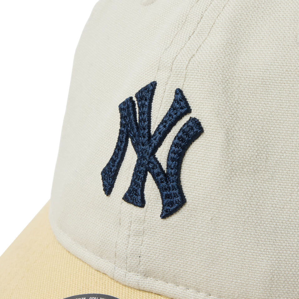 9TWENTY ニューヨーク・ヤンキース クーパーズタウン Damaged Duck Canvas ストーン/ベガスゴールド | NEW ERA ニューエラ公式オンラインストア