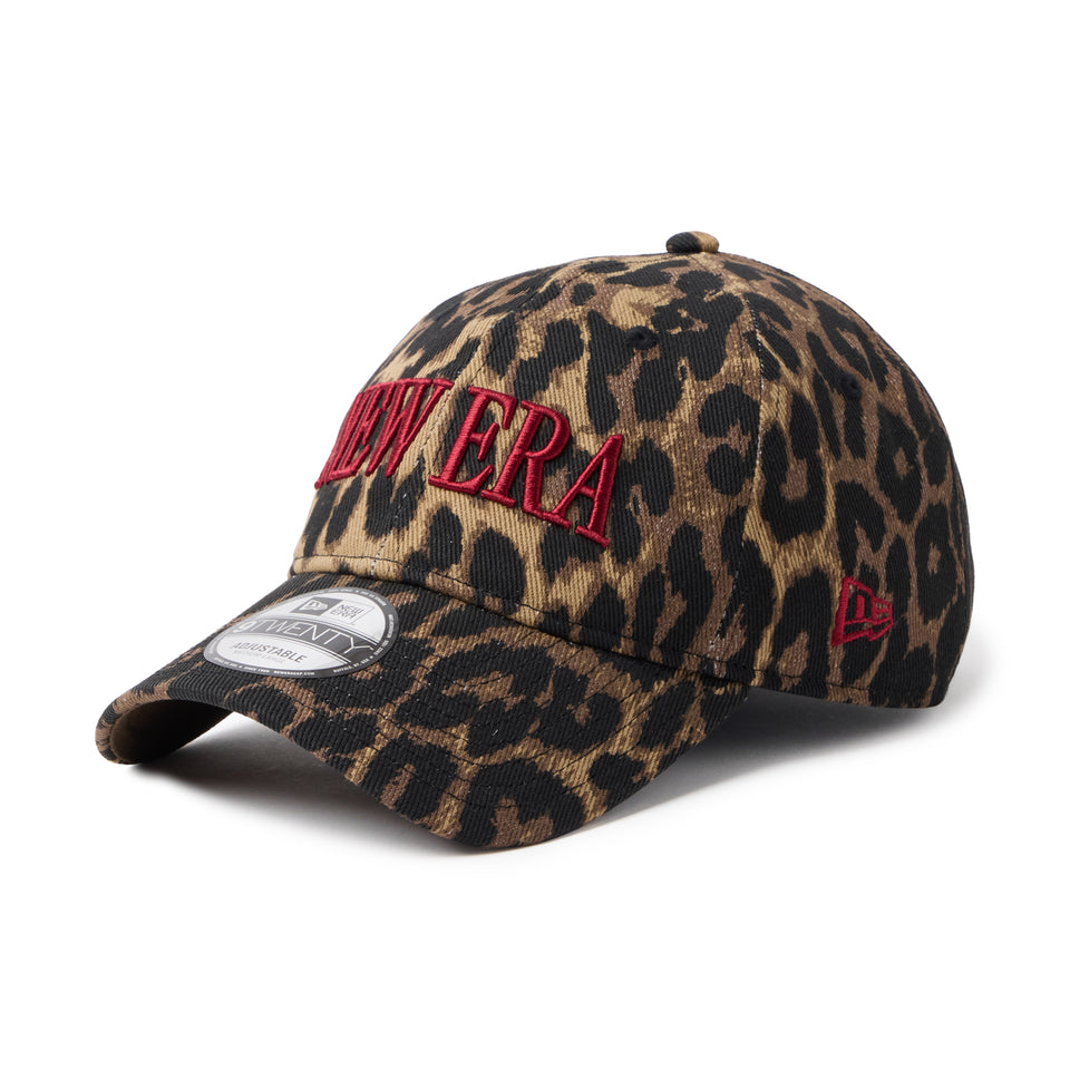 9TWENTY Leopard ニューエラ レオパード M/L 9TWENTY Leopard ブラウン レッド | ニューエラオンラインストア