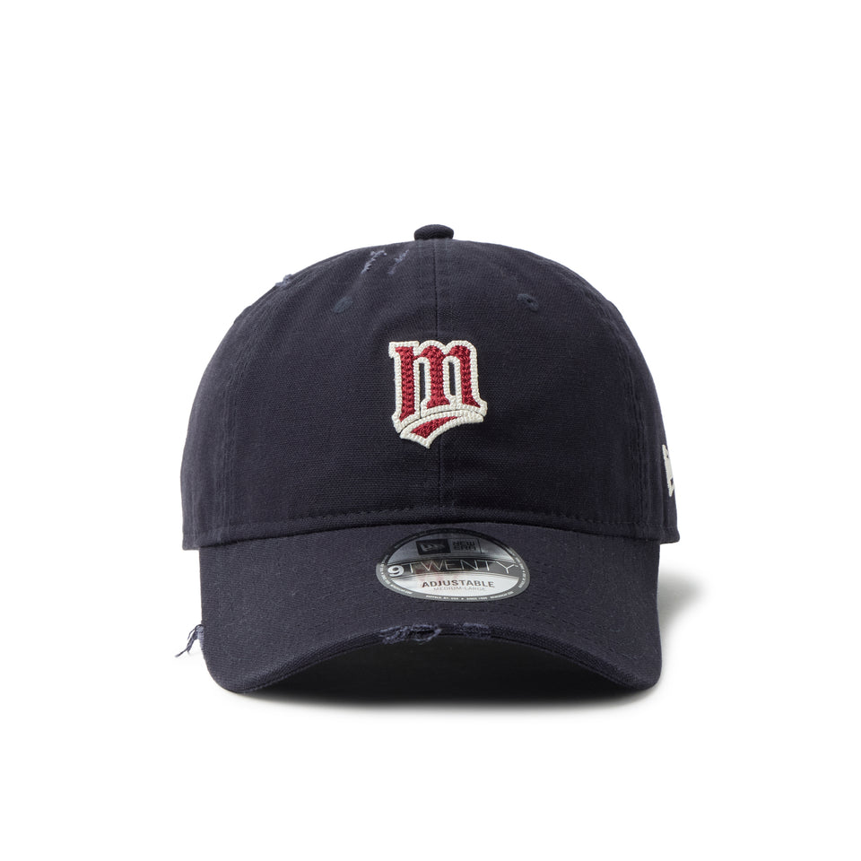 9TWENTY ミネソタ・ツインズ クーパーズタウン Damaged Duck Canvas ネイビー | NEW ERA ニューエラ公式オンラインストア