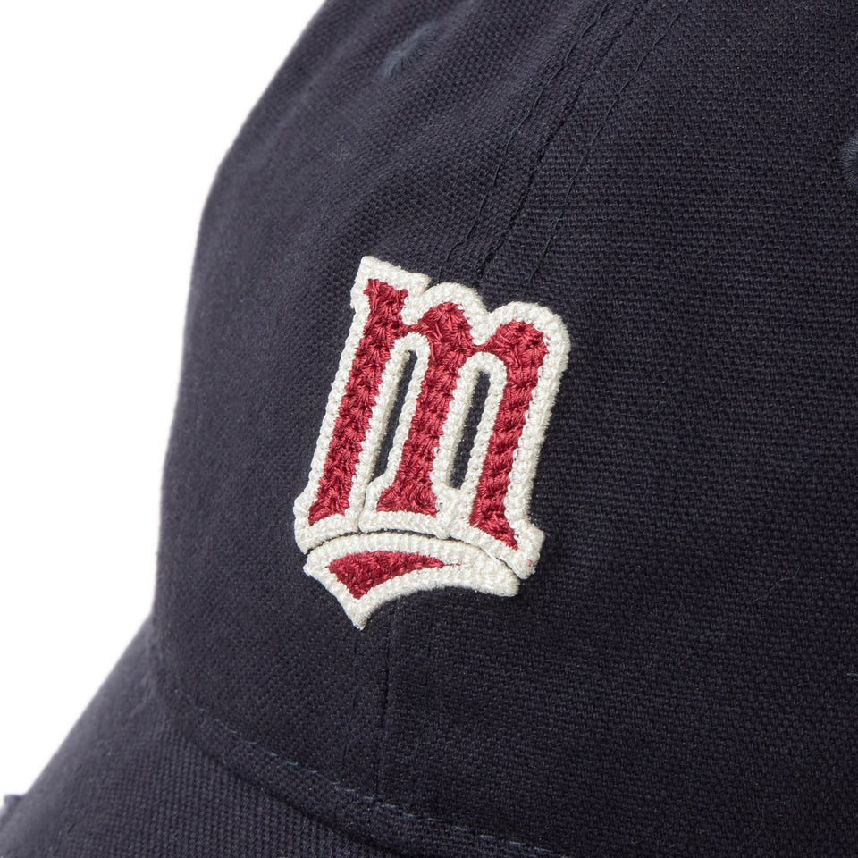 9TWENTY ミネソタ・ツインズ クーパーズタウン Damaged Duck Canvas ネイビー | NEW ERA ニューエラ公式オンラインストア