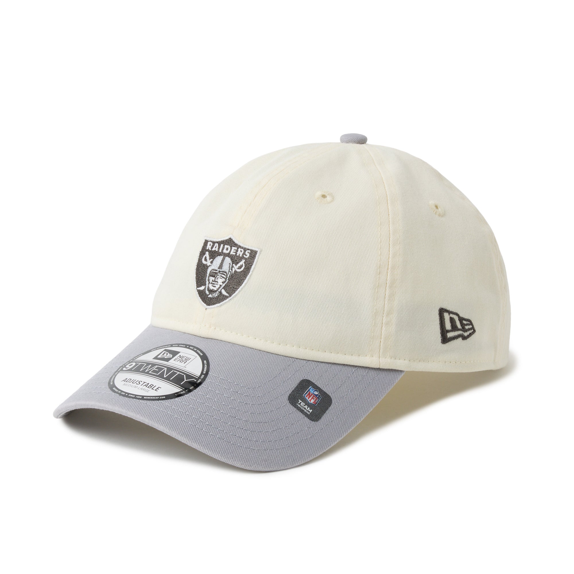 9TWENTY NFL Mini Logo ラスベガス・レイダース クロームホワイト