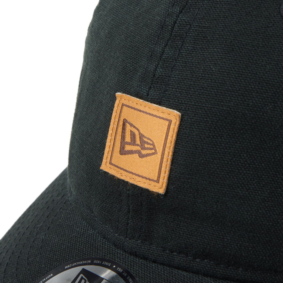 9THIRTY フラッグロゴ ウーブンパッチ Washed Duck ブラック | NEW ERA ニューエラ公式オンラインストア
