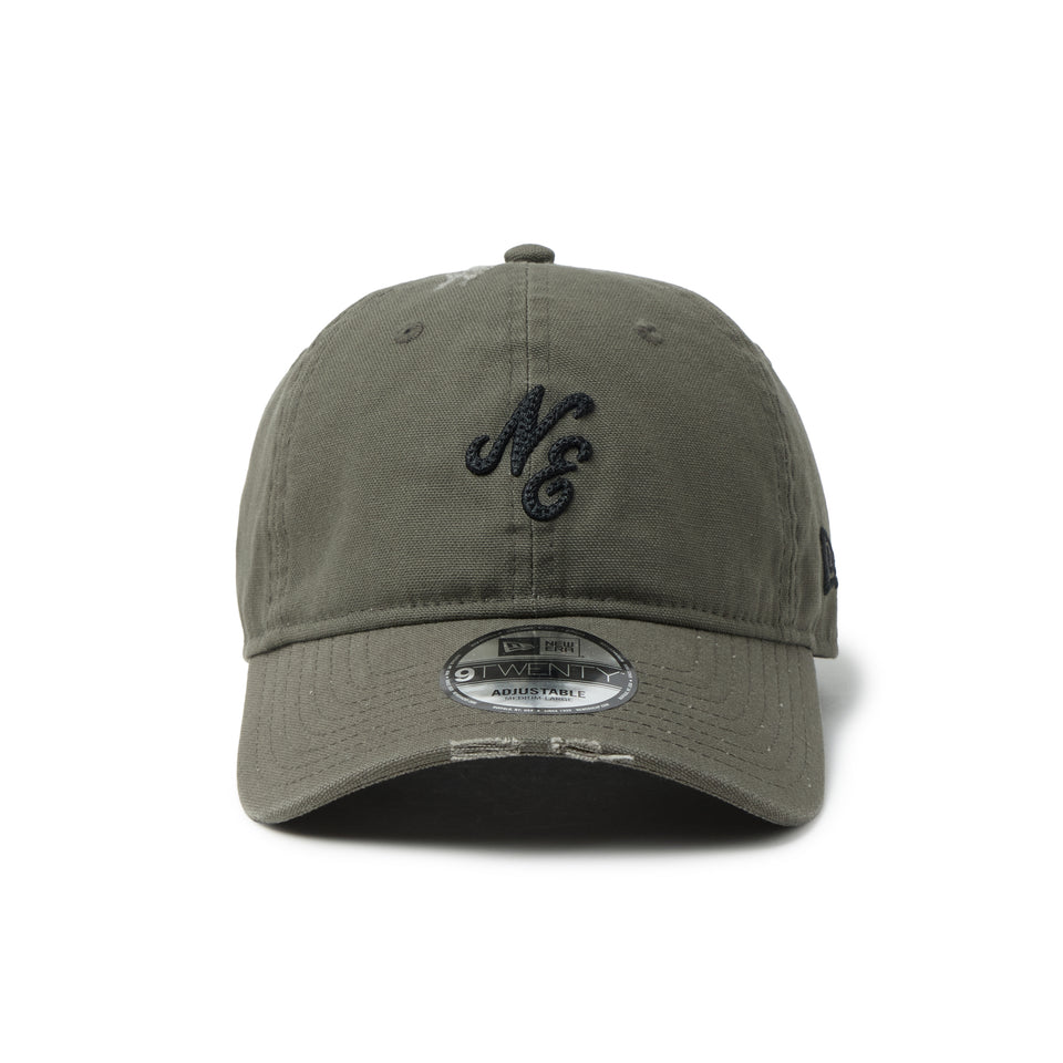 9TWENTY クラシックロゴ Damaged Duck Canvas モス | NEW ERA ニューエラ公式オンラインストア