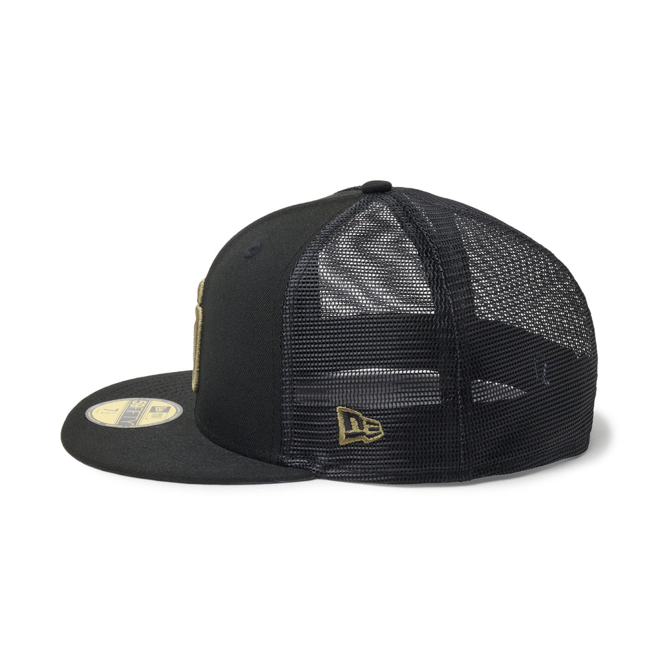 59FIFTY トラッカー サンディエゴ・パドレス Hydrangea ブラック | NEW ERA ニューエラ公式オンラインストア