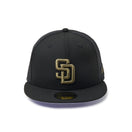 59FIFTY トラッカー サンディエゴ・パドレス Hydrangea ブラック | NEW ERA ニューエラ公式オンラインストア