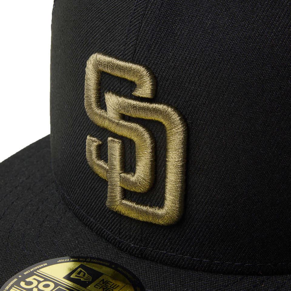 59FIFTY トラッカー サンディエゴ・パドレス Hydrangea ブラック | NEW ERA ニューエラ公式オンラインストア