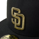 59FIFTY トラッカー サンディエゴ・パドレス Hydrangea ブラック | NEW ERA ニューエラ公式オンラインストア