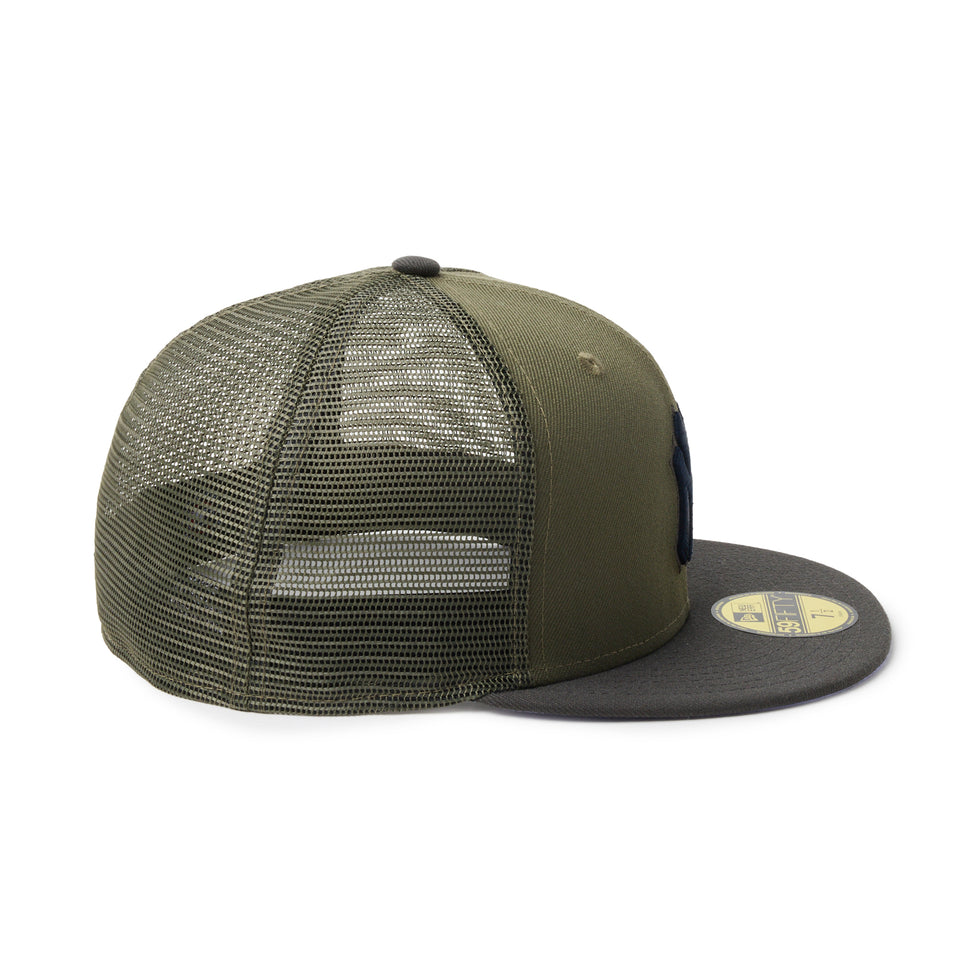 59FIFTY トラッカー ニューヨーク・ヤンキース Hydrangea ニューオリーブ/ダークピューター | NEW ERA ニューエラ公式オンラインストア