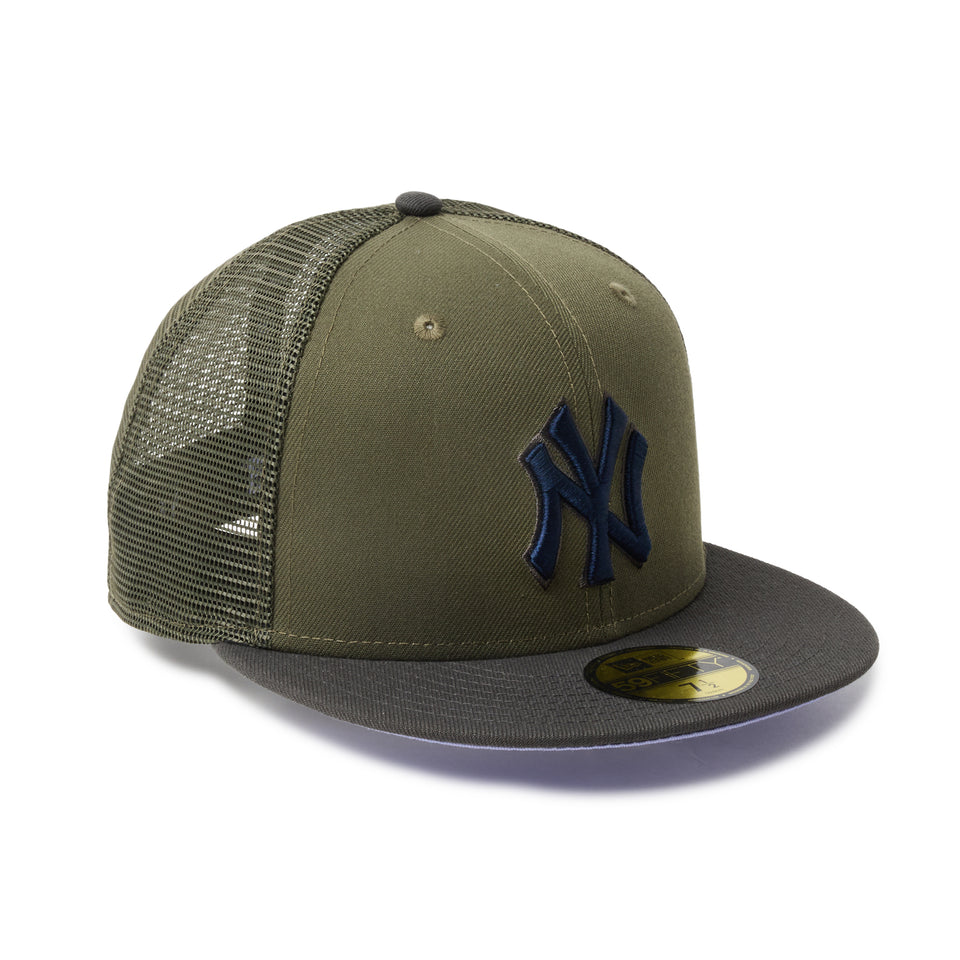 59FIFTY トラッカー ニューヨーク・ヤンキース Hydrangea ニューオリーブ/ダークピューター | NEW ERA ニューエラ公式オンラインストア