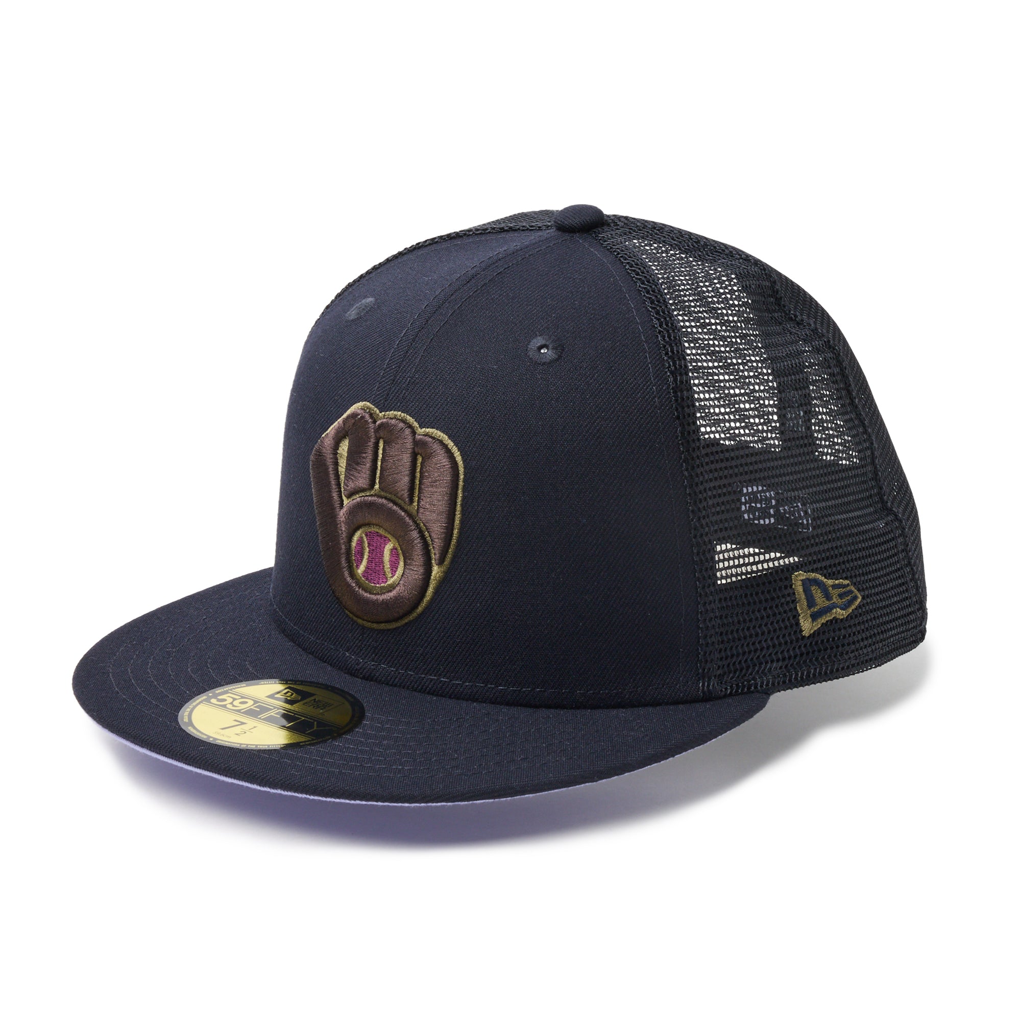 59FIFTY トラッカー ミルウォーキー・ブリュワーズ Hydrangea ネイビー