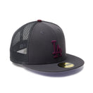 59FIFTY トラッカー ロサンゼルス・ドジャース Hydrangea ダークグラファイト | NEW ERA ニューエラ公式オンラインストア