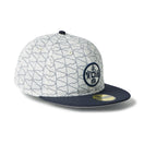59FIFTY ソフトバックラム Soft Buckram 永楽屋 Eirakuya クロームホワイト/ネイビー | NEW ERA ニューエラ公式オンラインストア